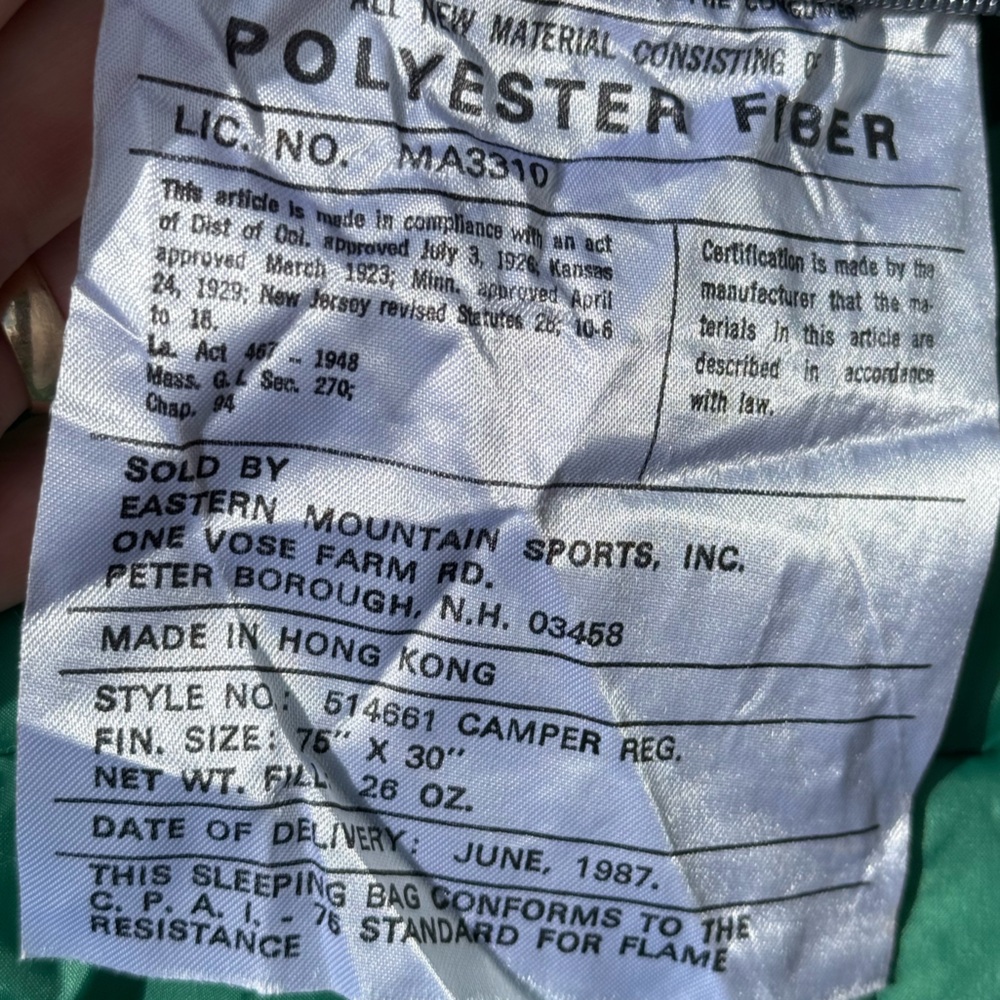EMS Sleeping Bag EUC - Picture 14 of 17